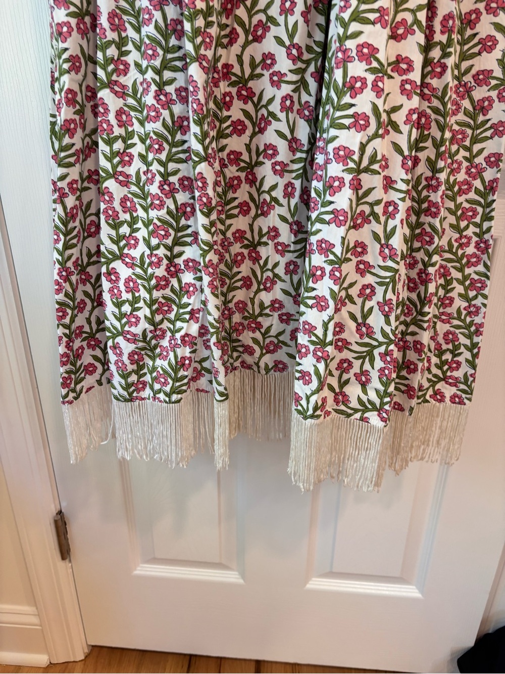 EDDY floral and fringe dress size XS, zipper needs repair - Picture 6 of 9